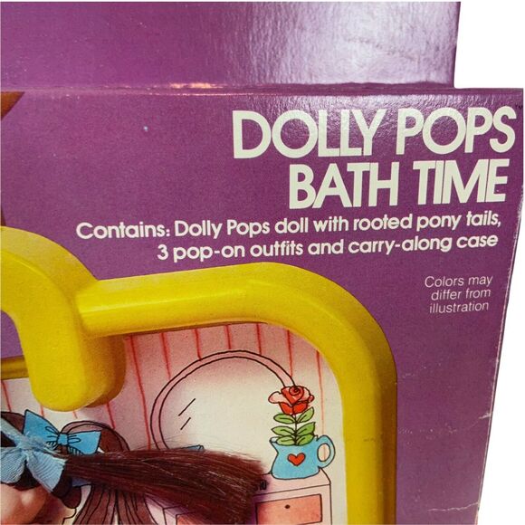 Dolly Pops Bath And Birthday Time Doll Outfit Toy Set Of 2 Vintage Knickerbocker - Picture 4 of 14